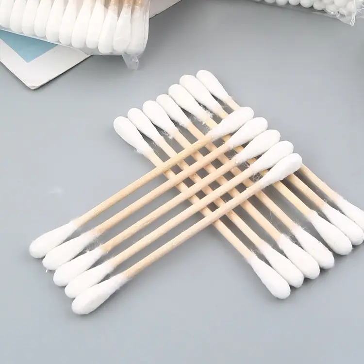 100 Pcs Cotton Swabs Double Head Makeup Remover - Image 4