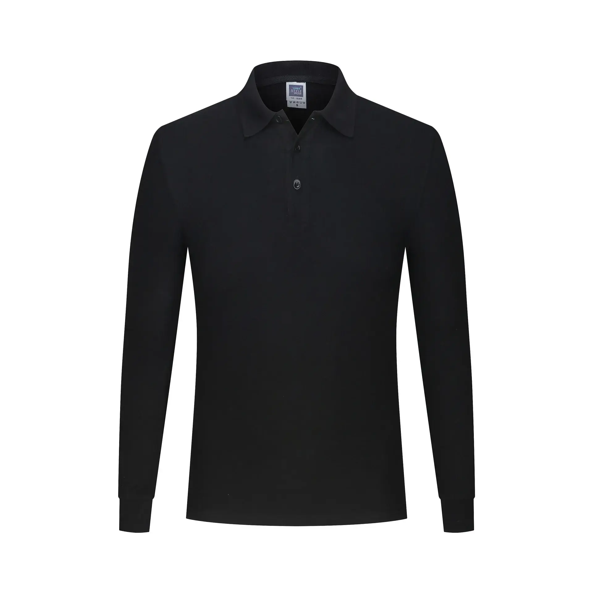 Red Long Sleeve Polo Shirt for Men Women Corporate Style - Image 4