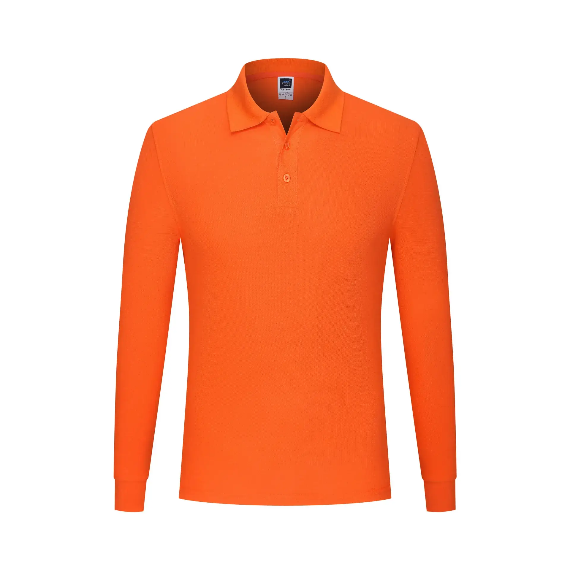 Red Long Sleeve Polo Shirt for Men Women Corporate Style - Image 5