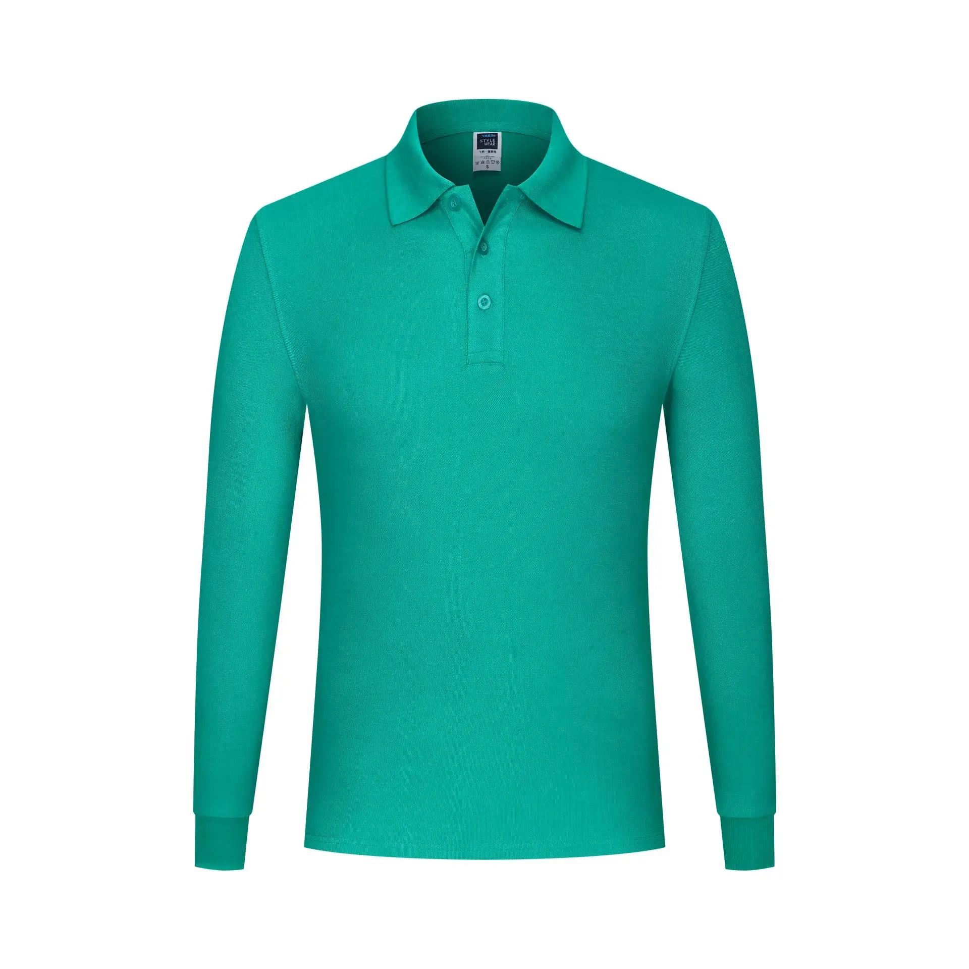 Red Long Sleeve Polo Shirt for Men Women Corporate Style - Image 7