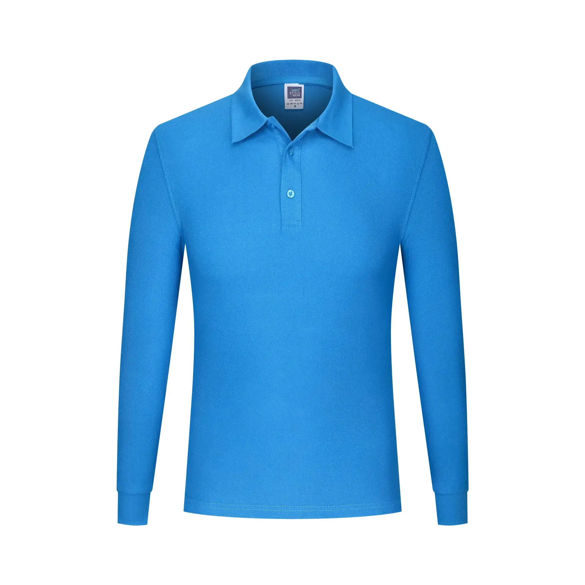 Red Long Sleeve Polo Shirt for Men Women Corporate Style - Image 6