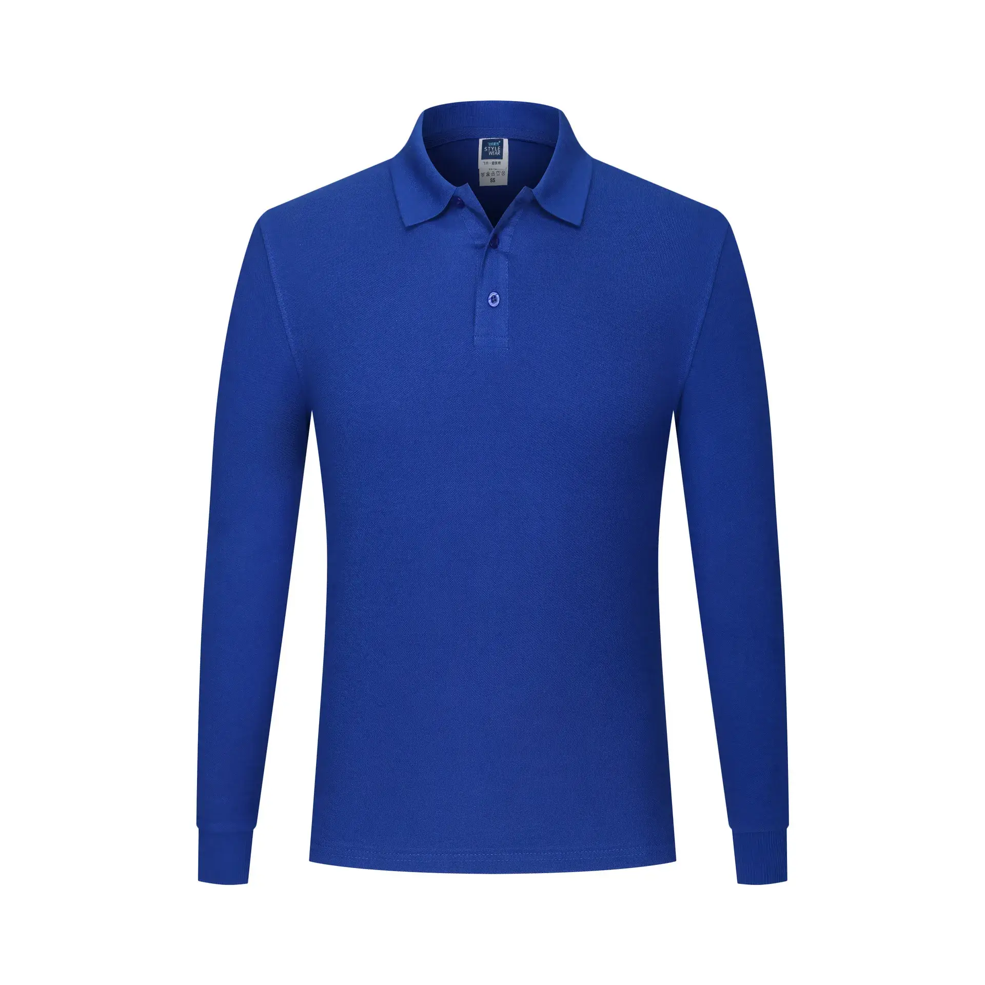 Red Long Sleeve Polo Shirt for Men Women Corporate Style - Image 8
