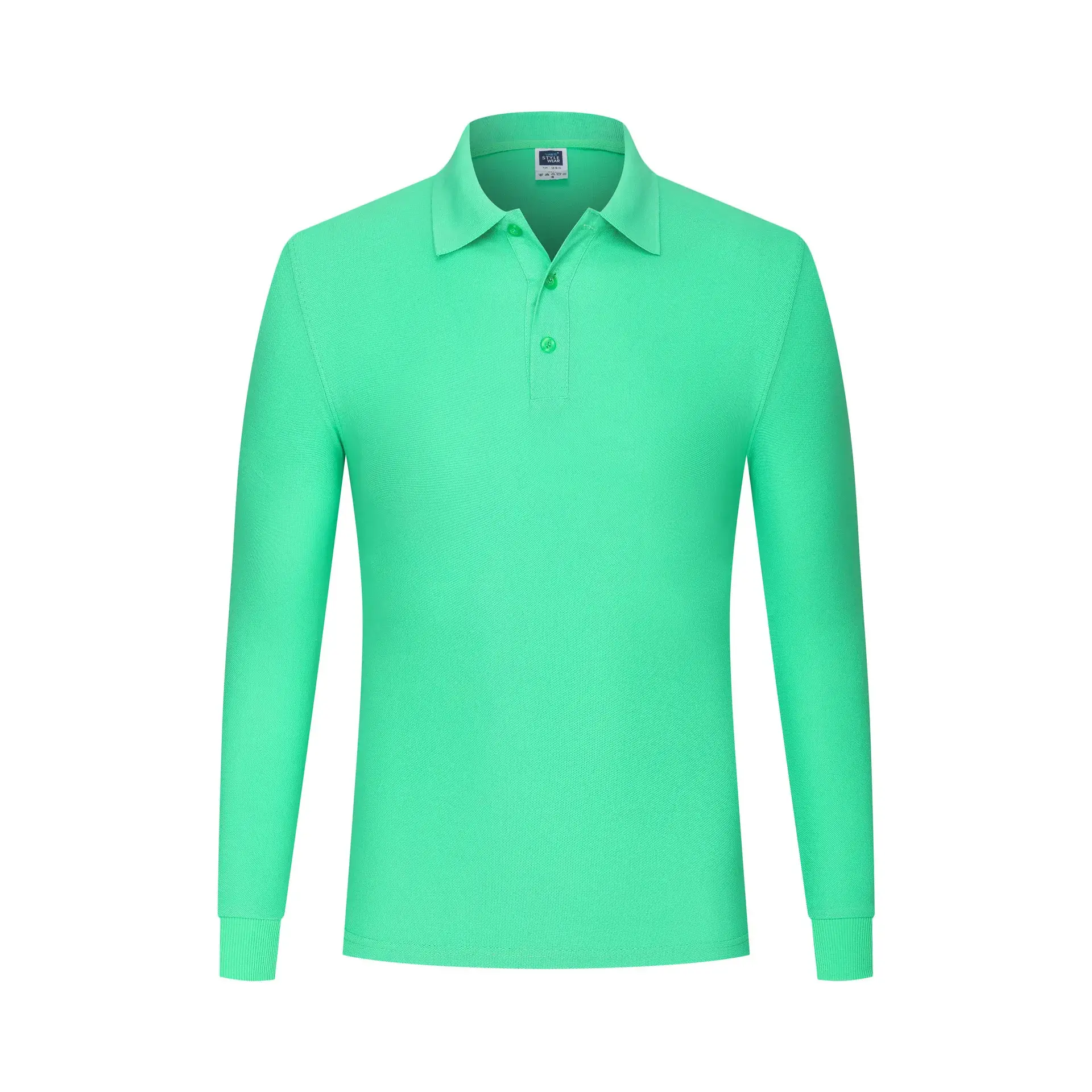 Red Long Sleeve Polo Shirt for Men Women Corporate Style - Image 9