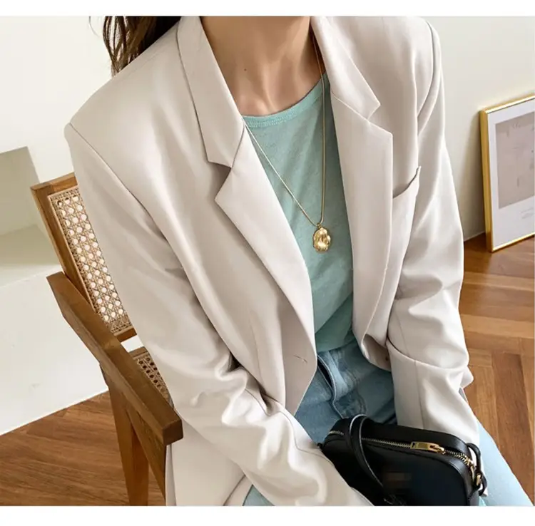 Women's Mint Green Long Sleeve Round Neck T-Shirt — feature 21