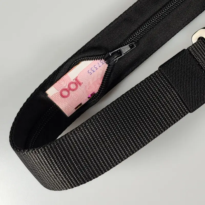 Tactical Hidden Money Belt Men Nylon Cobra Buckle Quick Hair