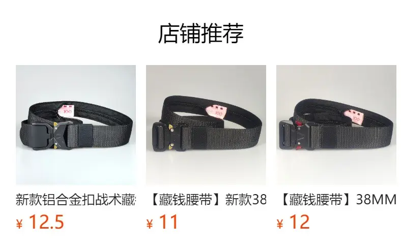 Tactical Hidden Money Belt Men Nylon Cobra Buckle Quick Hair — feature 4