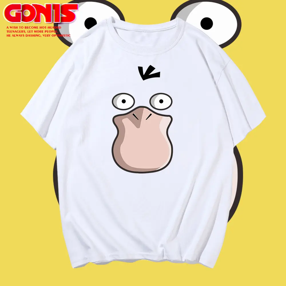 Pikachu Print Blue T-Shirt for Men Women Summer