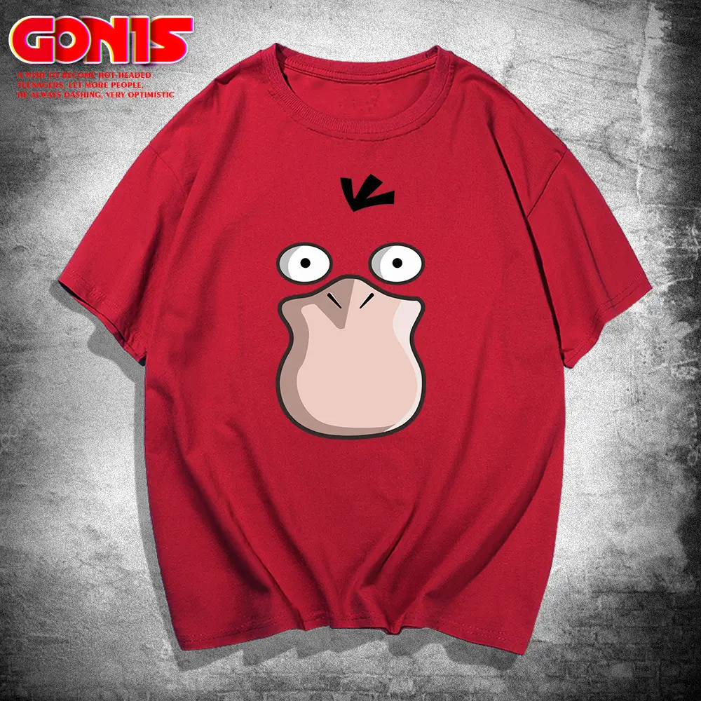 Pikachu Print Blue T-Shirt for Men Women Summer