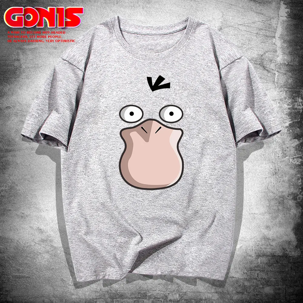Pikachu Print Blue T-Shirt for Men Women Summer