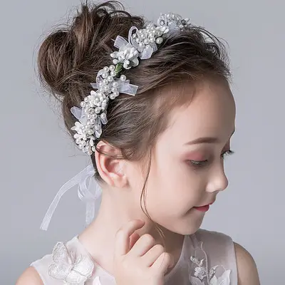 白色珍珠花环