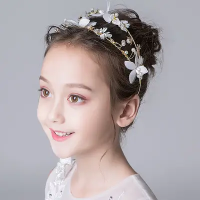 白色双层发箍