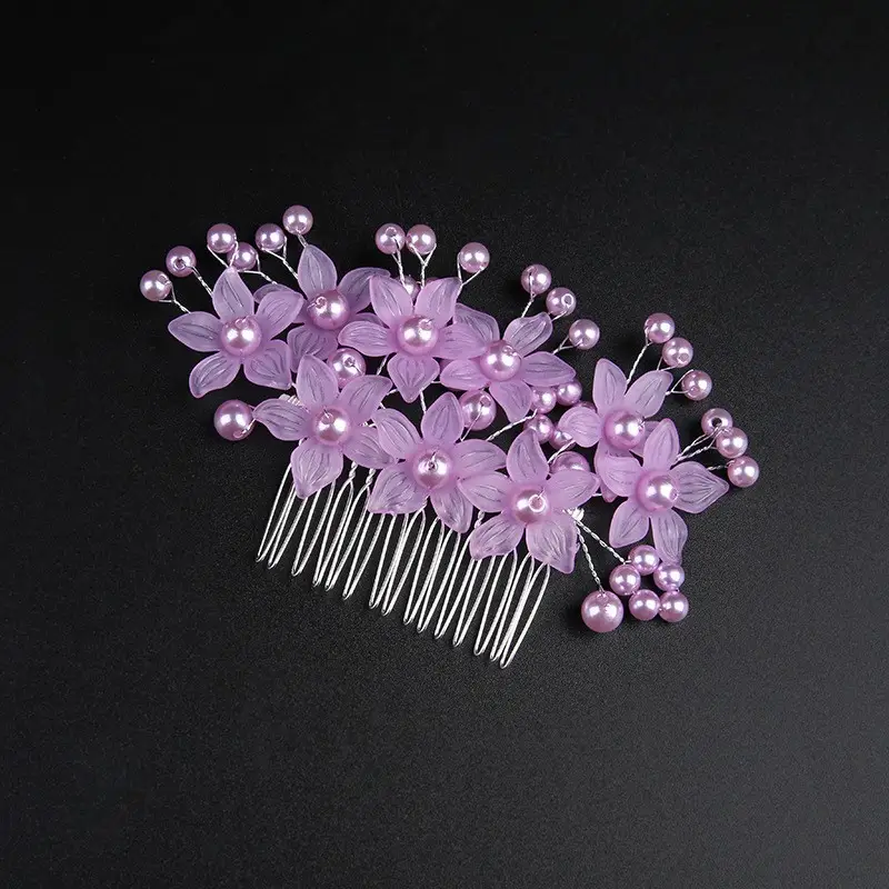 Girls Princess Headband Flower Wreath Mesh Hair Accessory