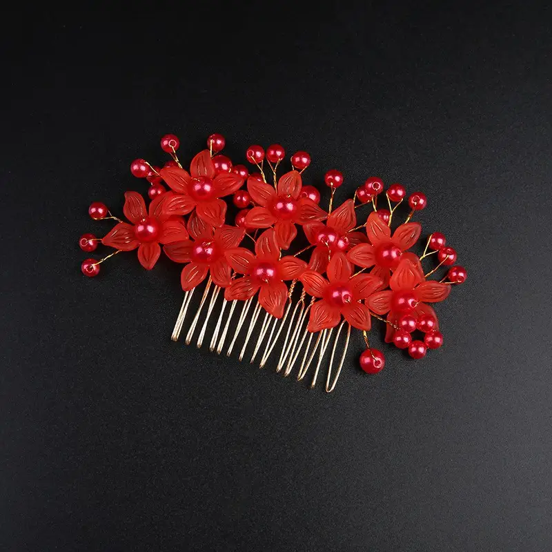 Girls Princess Headband Flower Wreath Mesh Hair Accessory