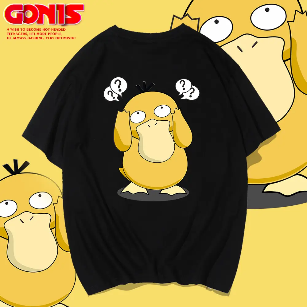 Detective Pikachu Anime T-Shirt Yellow Men Women - Image 9