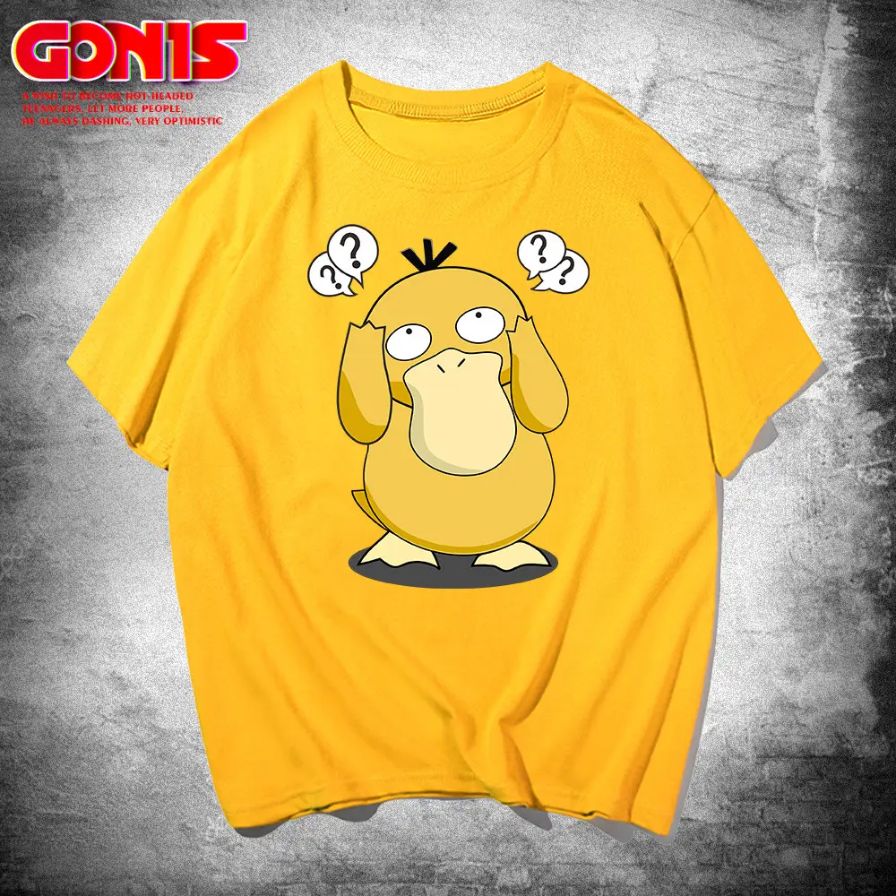 Detective Pikachu Anime T-Shirt Yellow Men Women - Image 3