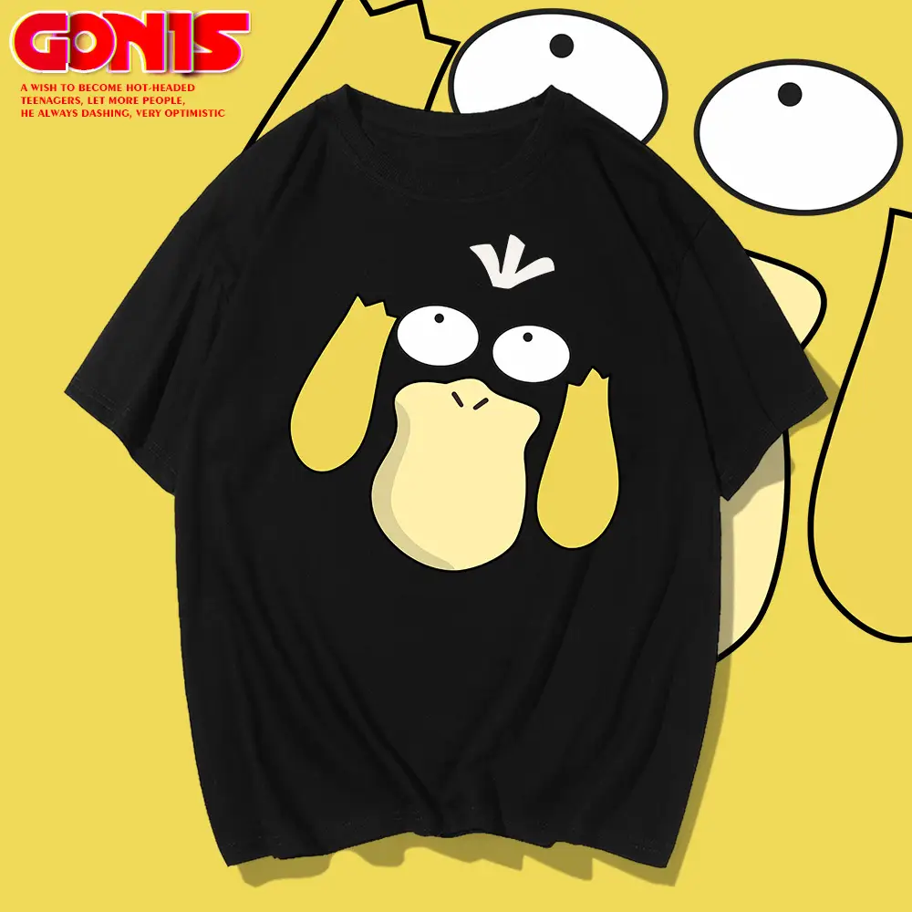 Men Women Red Pikachu Graphic T-Shirt - Image 9