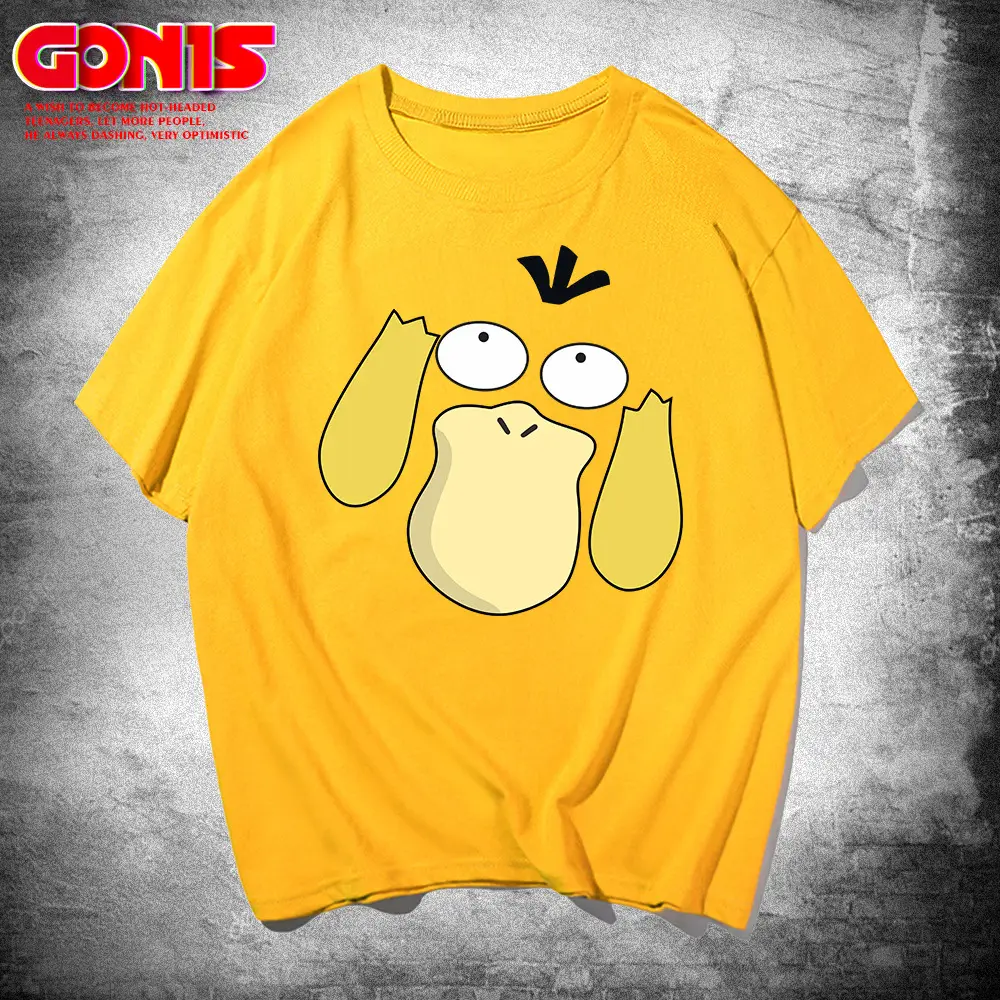 Men Women Red Pikachu Graphic T-Shirt - Image 3