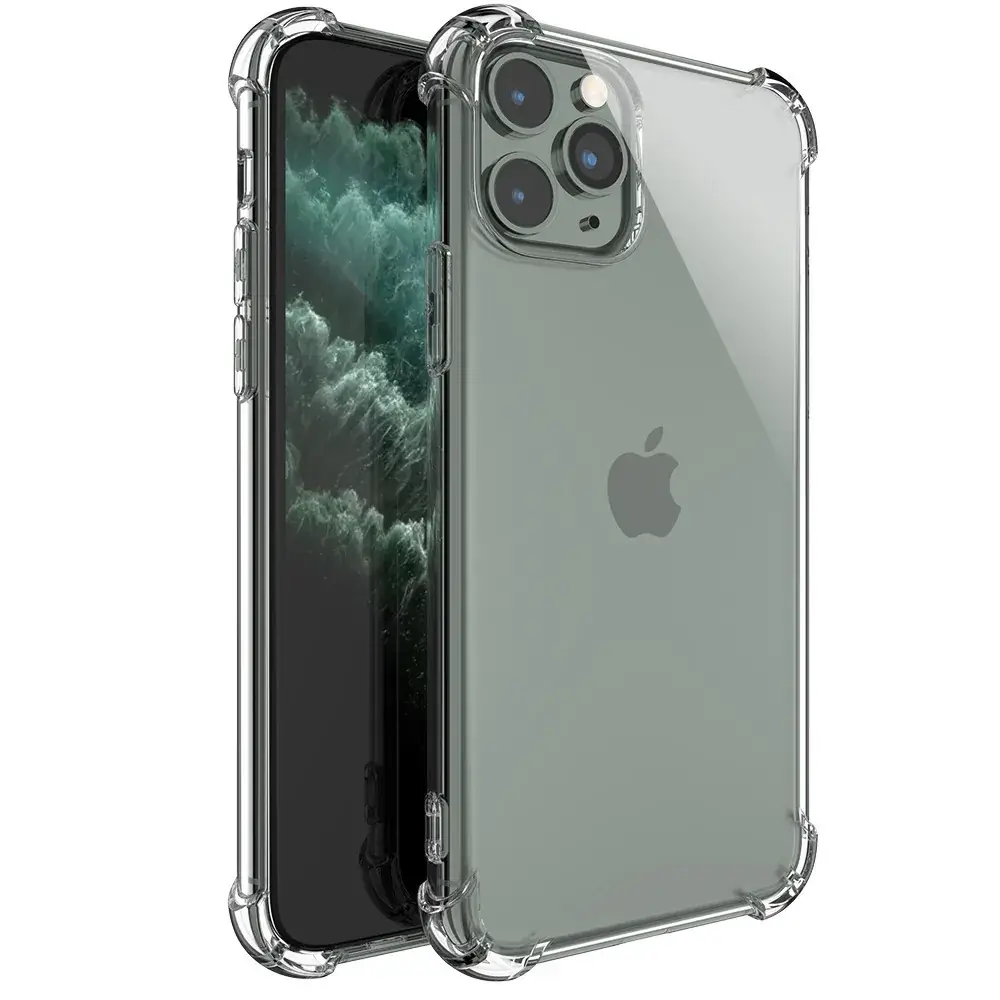 Transparent Silicone iPhone 17 Mobile Case Anti-Fall 15 Plus