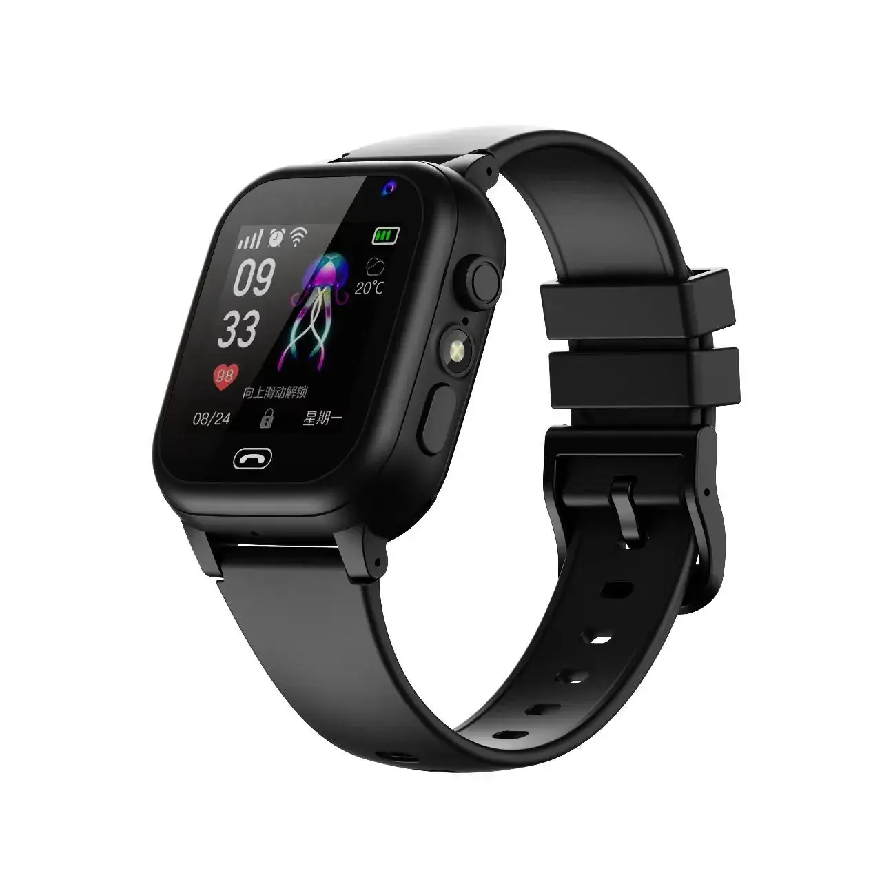 Pink Touchscreen Smart Watch for Kids 4G Waterproof - Image 5