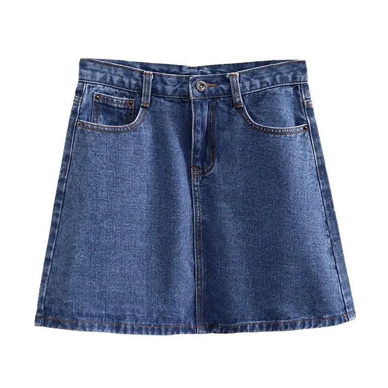 2024 Rockaway Beach Denim Skirt High Waist - Image 10