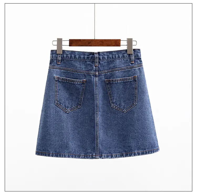 2024 Rockaway Beach Denim Skirt High Waist — feature 42