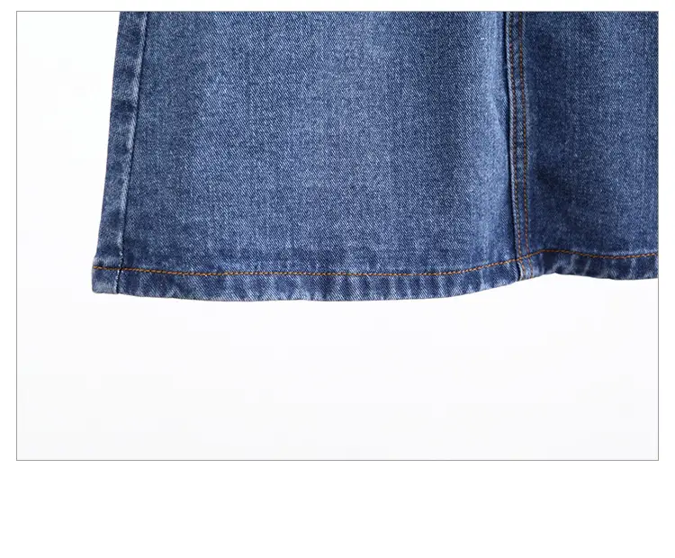 2024 Rockaway Beach Denim Skirt High Waist — feature 45