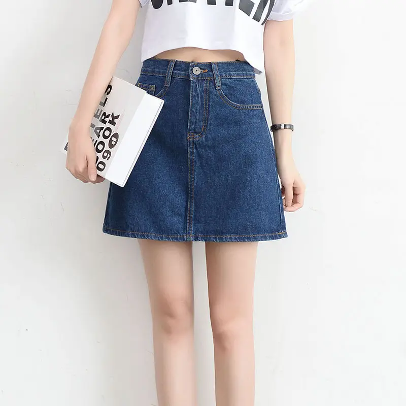2024 Rockaway Beach Denim Skirt High Waist - Image 4