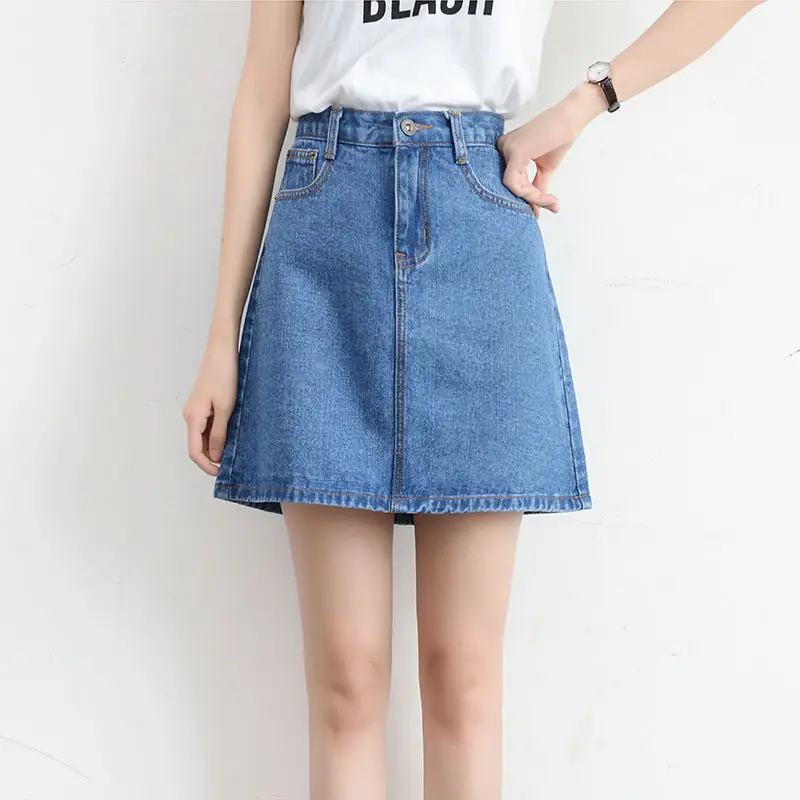 2024 Rockaway Beach Denim Skirt High Waist - Image 5