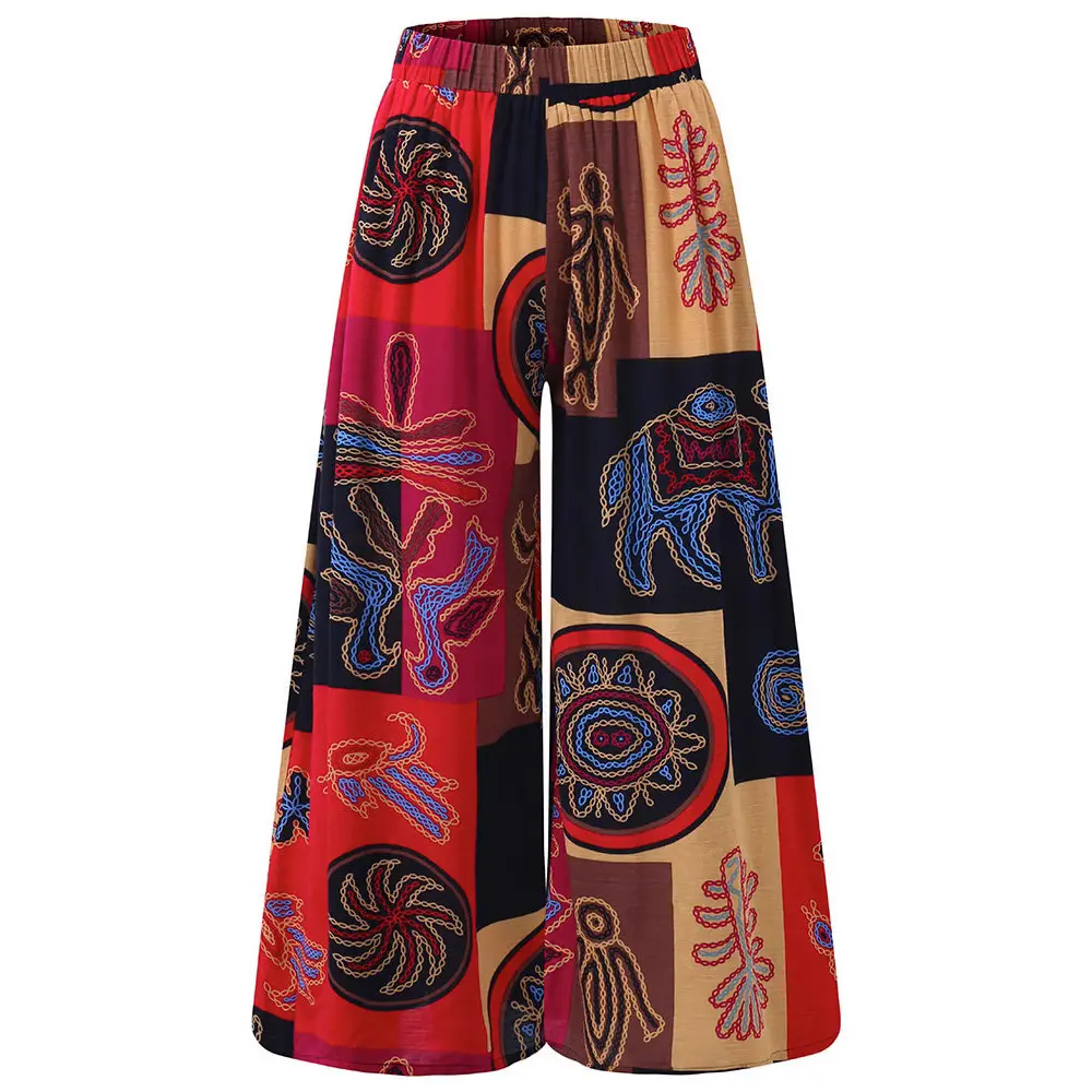 Autumn 2023 Loose Printed Casual Pants for Women - Image 5