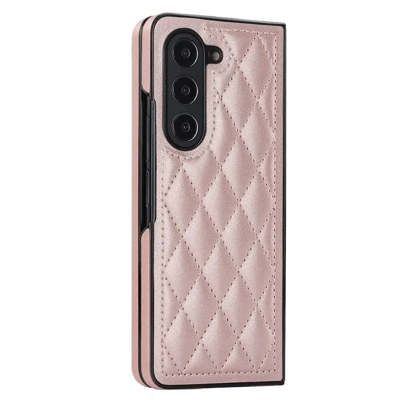 Samsung Z Fold 3 Leather Protective Case - Image 2