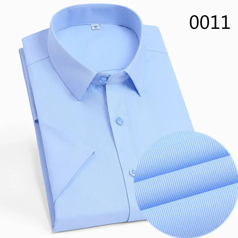 White Long Sleeve Shirt for Men Spring Autumn - Image 7