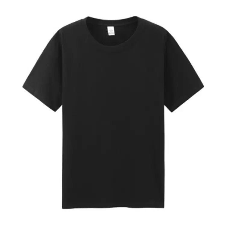 200g Cotton Heavy Men T-Shirt Peach Short Sleeve - Image 4