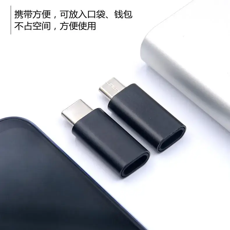 USB-C to Micro USB Cable for iPhone & Android