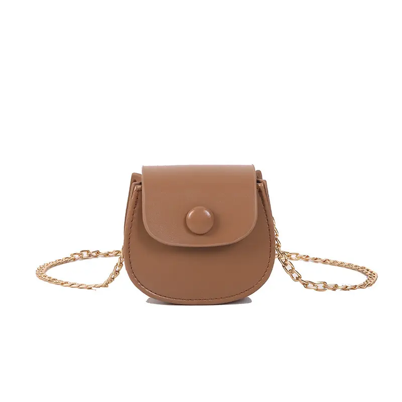 White Shoulder Crossbody Bag with Chain Strap - Image 11