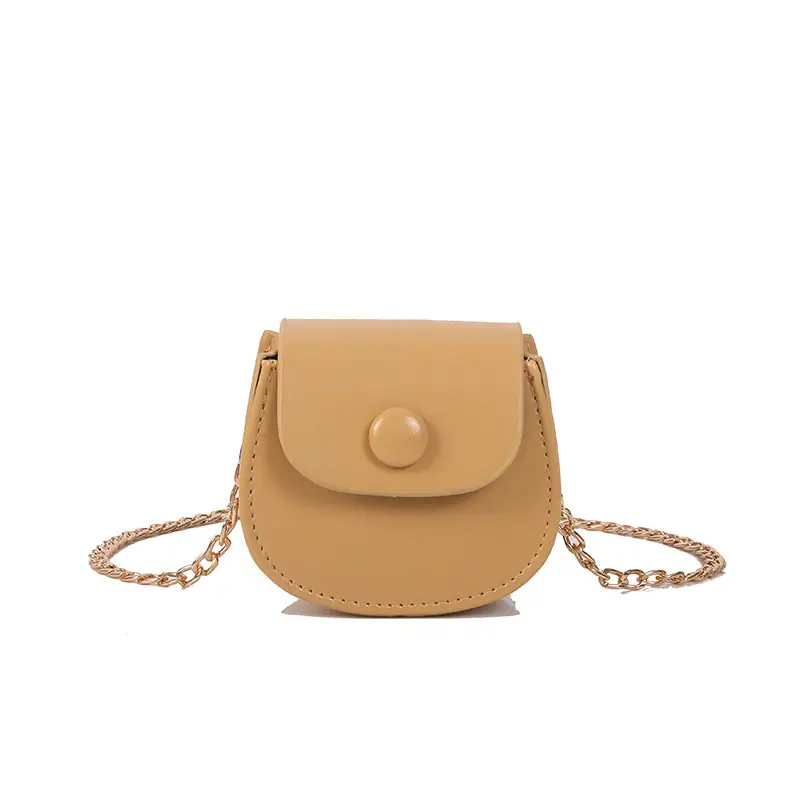 White Shoulder Crossbody Bag with Chain Strap - Image 2