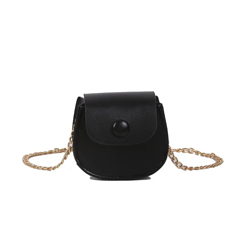 White Shoulder Crossbody Bag with Chain Strap - Image 5