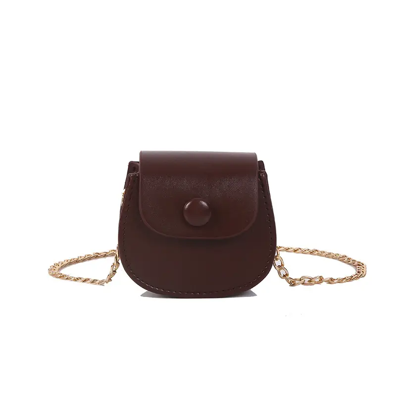 White Shoulder Crossbody Bag with Chain Strap - Image 6