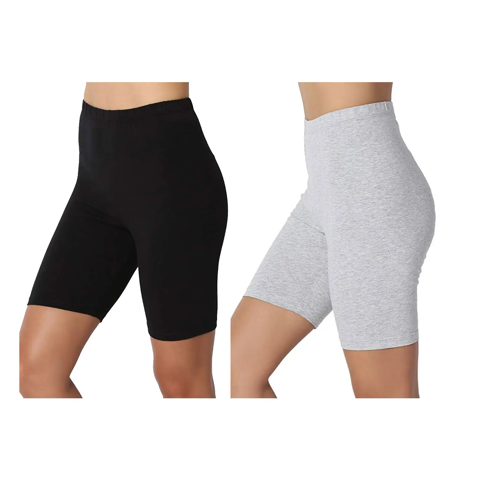 Women's Grey Flat Yoga Pants 17 Color 6 Yard