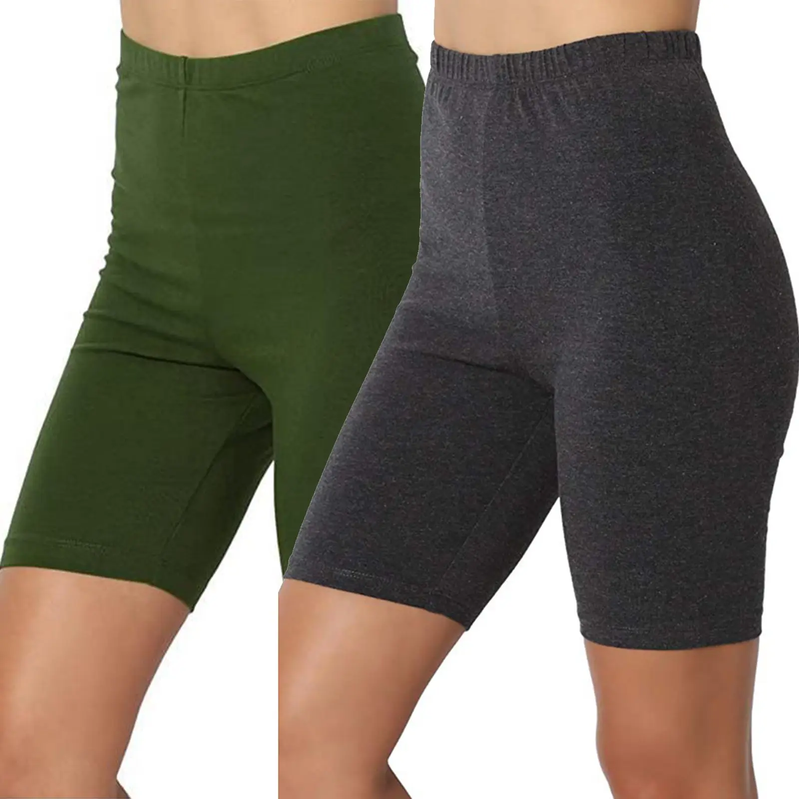 Women's Grey Flat Yoga Pants 17 Color 6 Yard