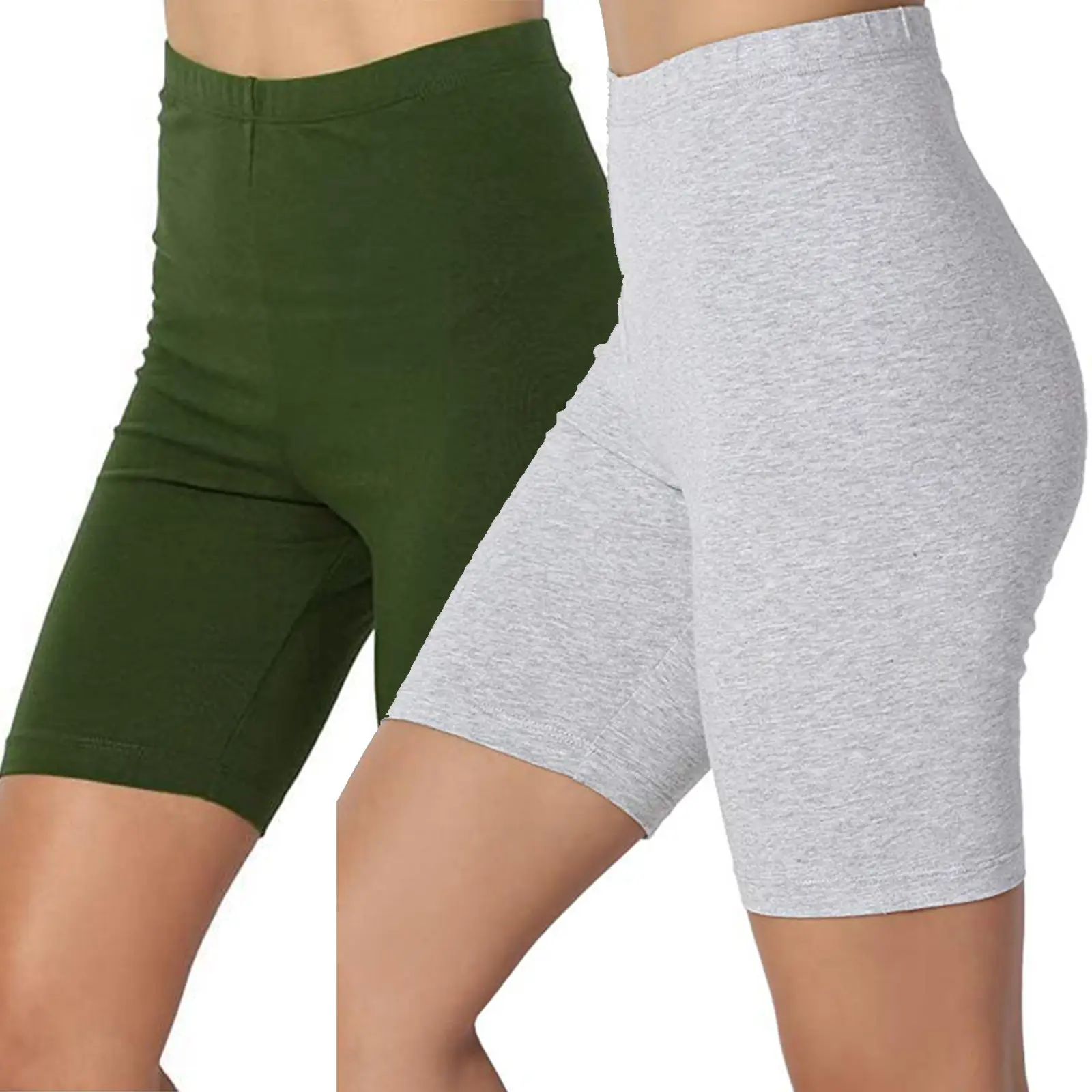 Women's Grey Flat Yoga Pants 17 Color 6 Yard