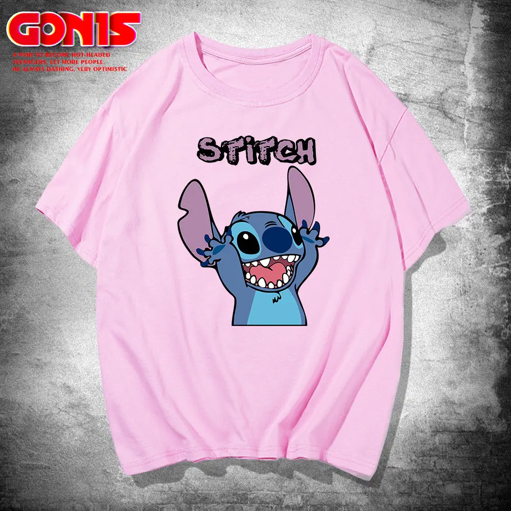 Men Summer Cartoon T-Shirt Yellow Star Trek Stitch - Image 8