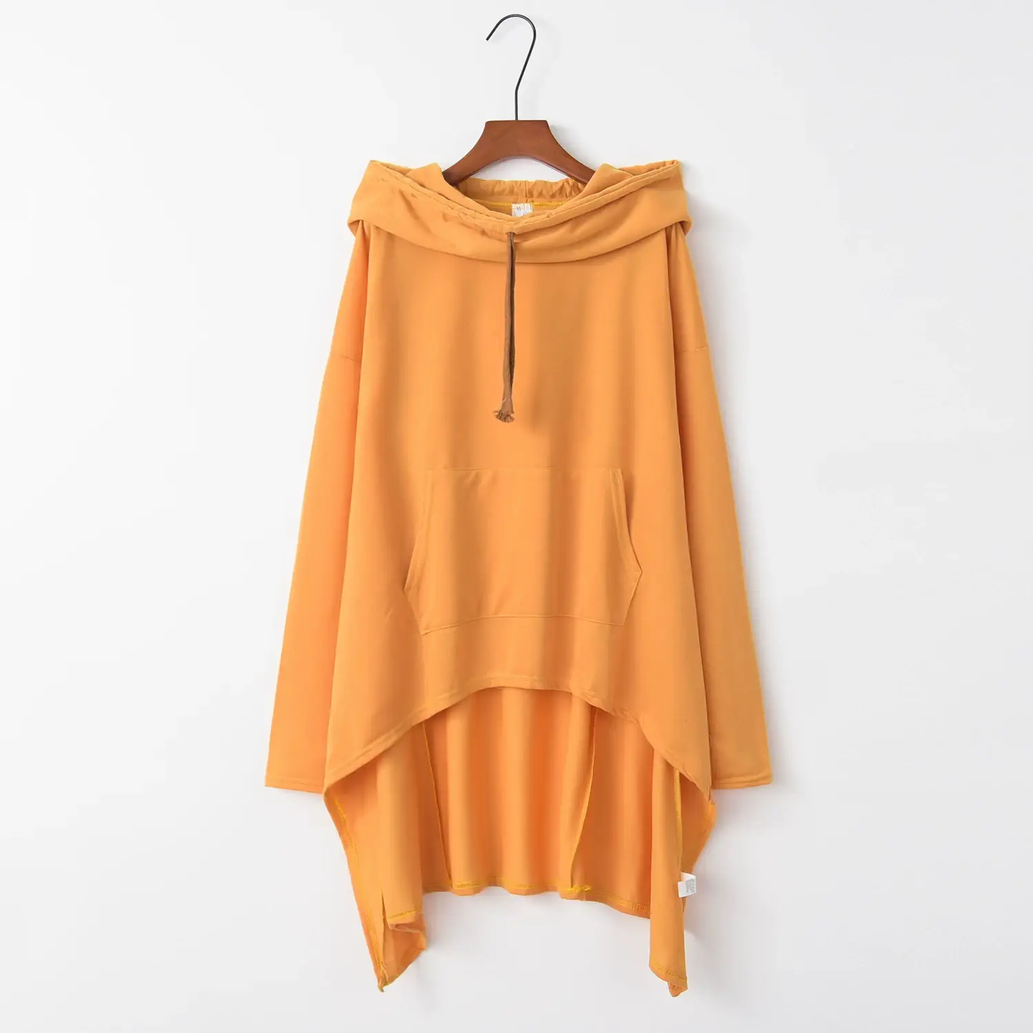 Orange Long Hooded Sweater for Women Winter — feature 20