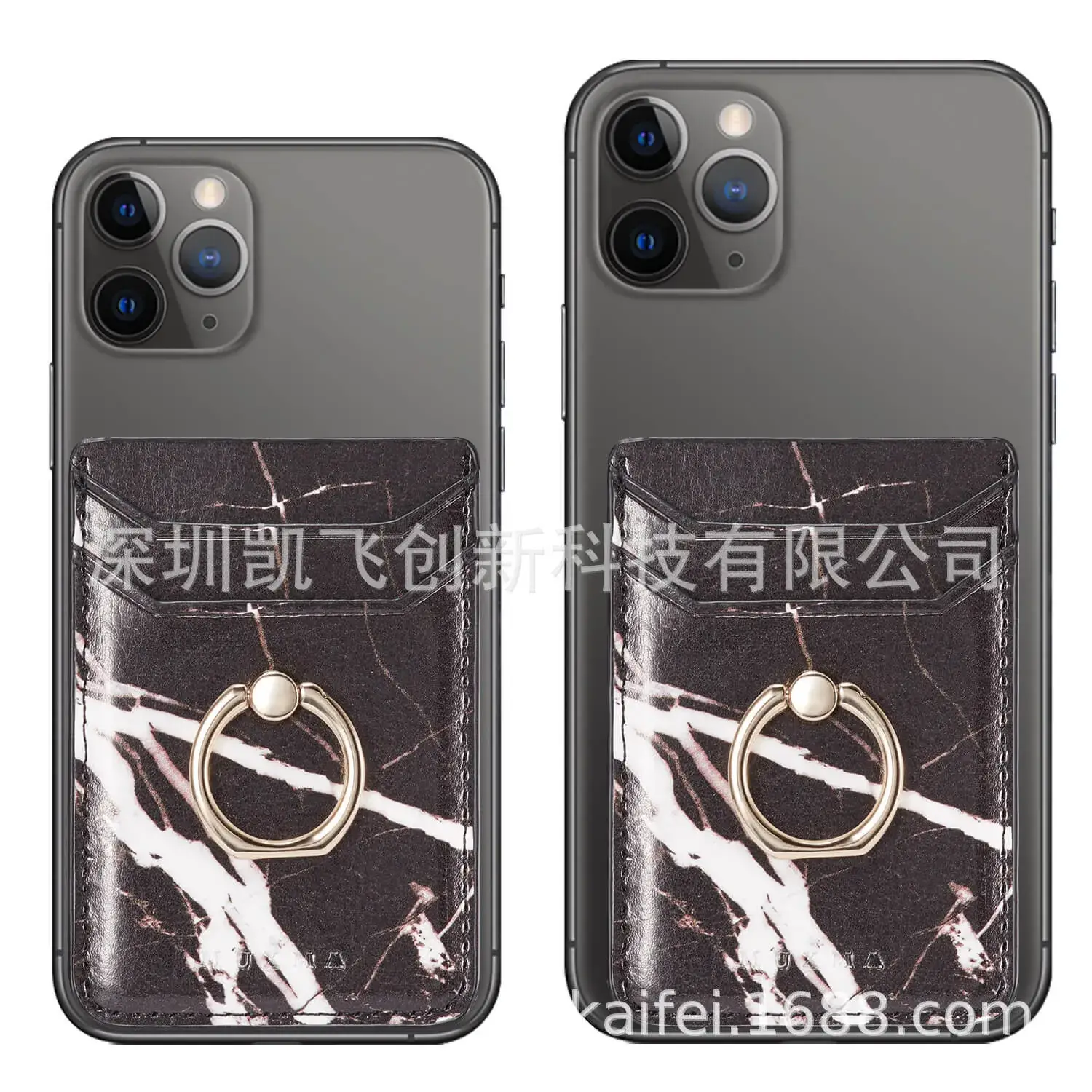 MUXMA Grey Phone Back Stick with Finger Ring - Image 5