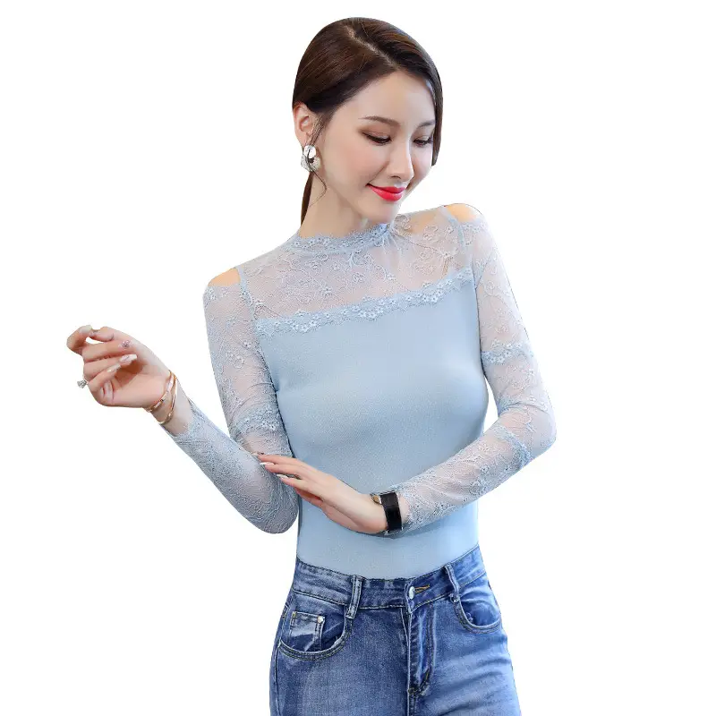Plus Size Knitted T-Shirt Top 2024 Autumn - Image 6