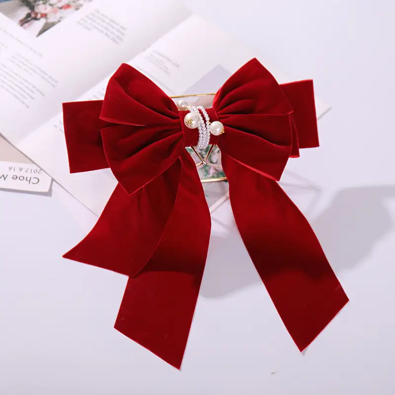 Red Floral Hair Accessories for Weddings and Parties — feature 10