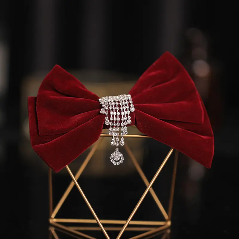 Red Floral Hair Accessories for Weddings and Parties — feature 14