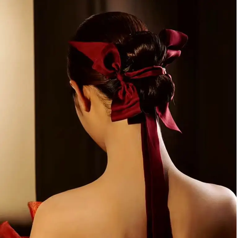 Red Floral Hair Accessories for Weddings and Parties — feature 8