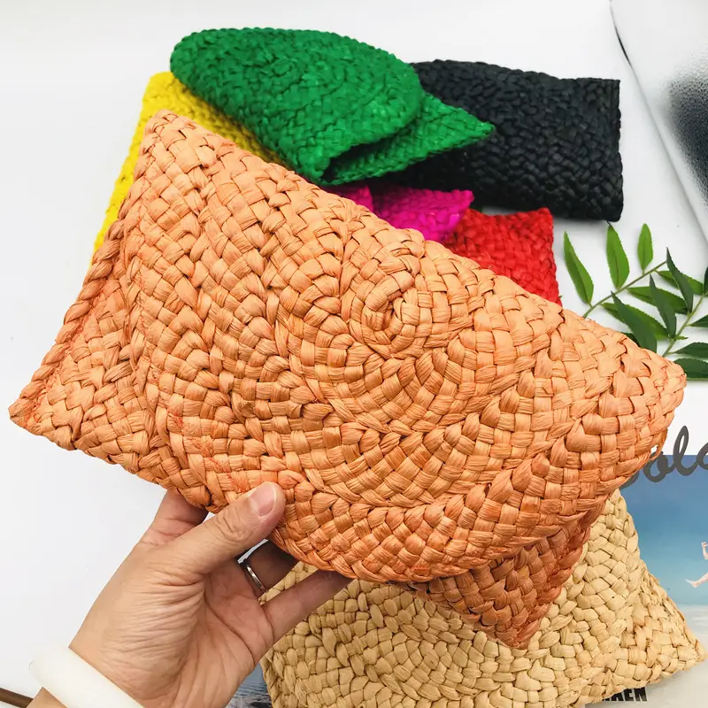 New Colorful Woven Clutch Bags for Women - Image 4