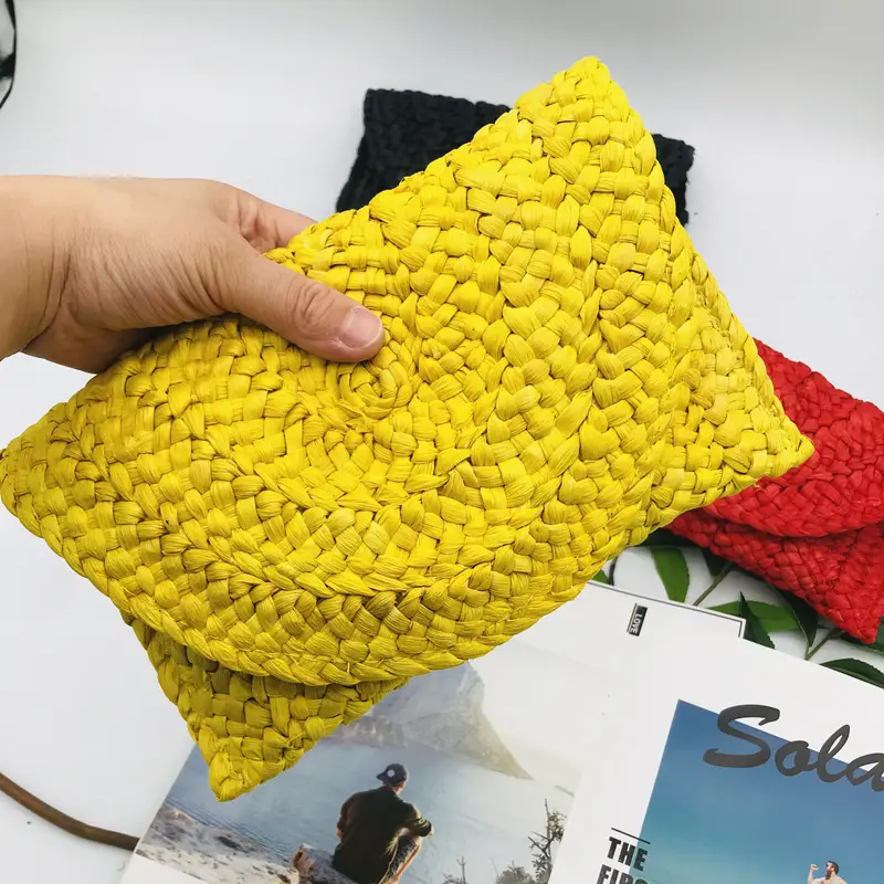 New Colorful Woven Clutch Bags for Women - Image 3