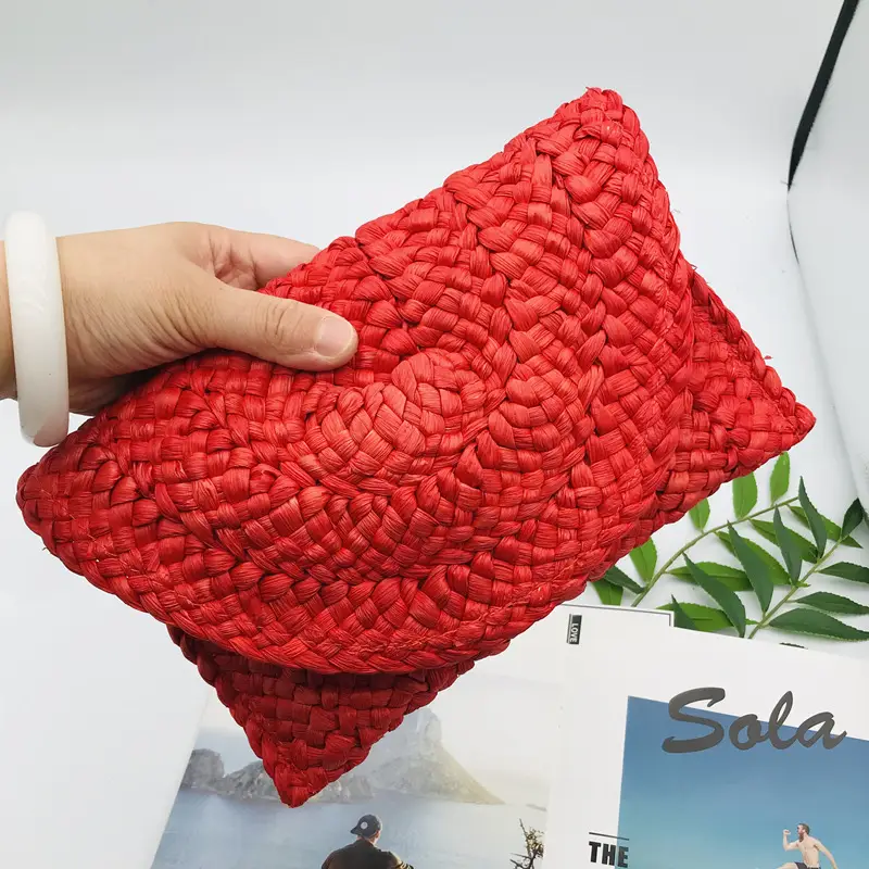 New Colorful Woven Clutch Bags for Women - Image 6